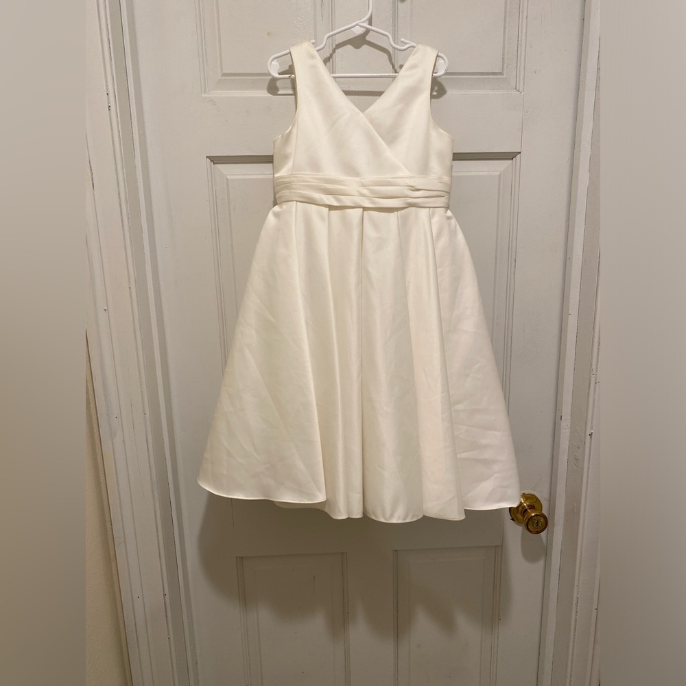 Elegant White Kids Dress
